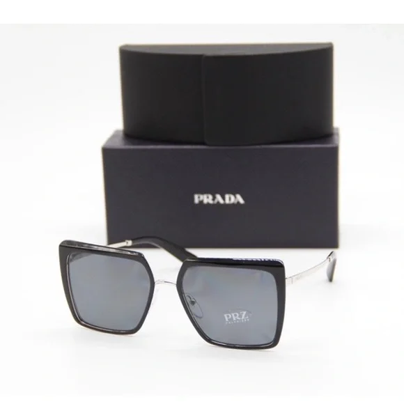 NEW PRADA POLARIZED WOMEN SUNGLASSES PRADA PR58WS 1AB5Z1 EYEWEAR PRADA PR 58WS NEW PRADA PR58WS 1AB5Z1 POLARIZED WOMEN main image 4